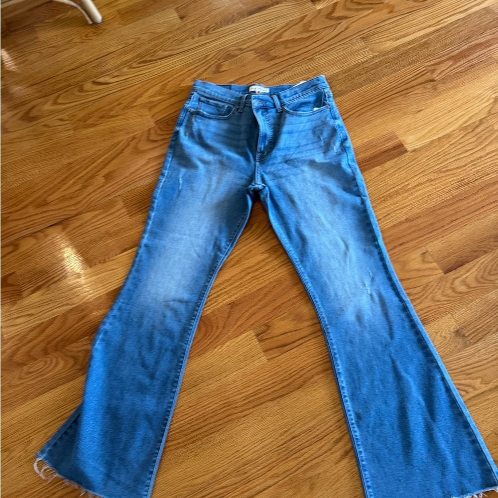 Lucky Brand Blue Flare Wide Leg Jeans